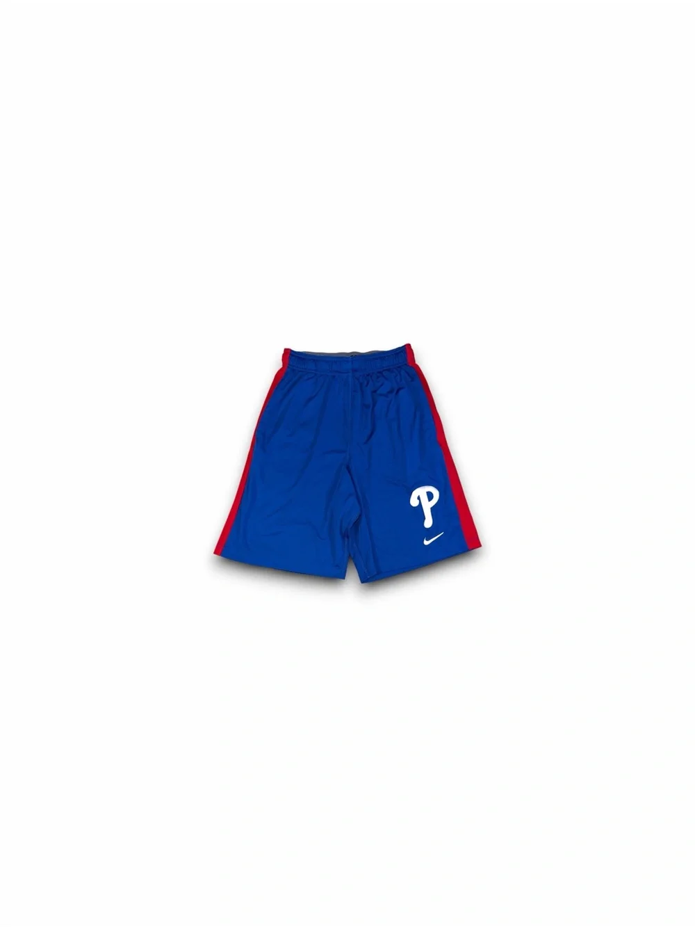 Philadelphia Phillies Nike Dri-FIT Basketball Shorts Red Blue Mens Small MLB Gym